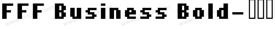 FFF Business Bold字体转换